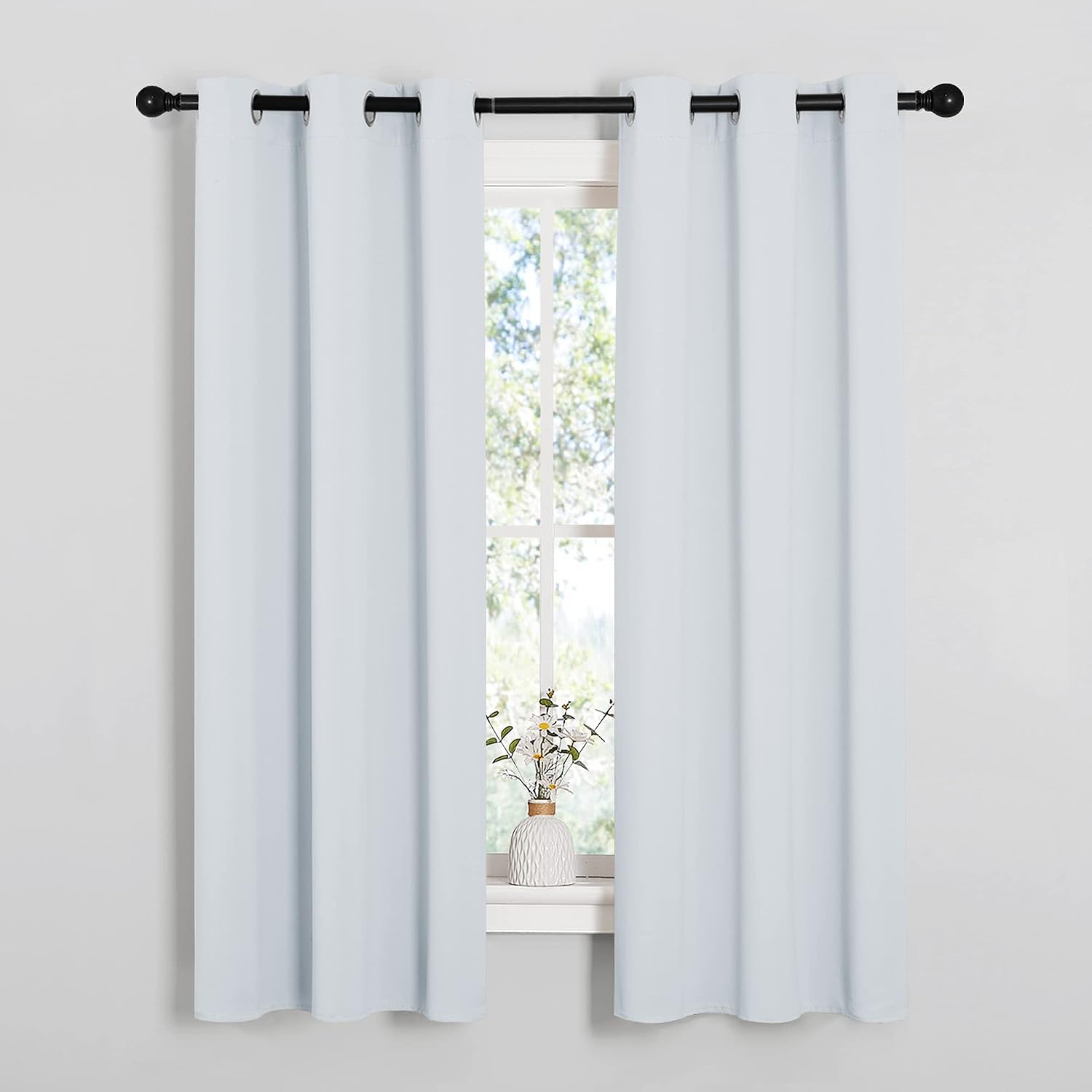 NICETOWN Room Darkening Draperies Curtains Panels, Window Treatment Thermal Insulated Grommet Room Darkening Curtains/Drapes for Bedroom…