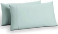 Carressa Linen 100% Egyptian Cotton Standard/Queen Size Pillow Cases Set of 2-800 Series Tulips Collection Queen Pillow Cover for…