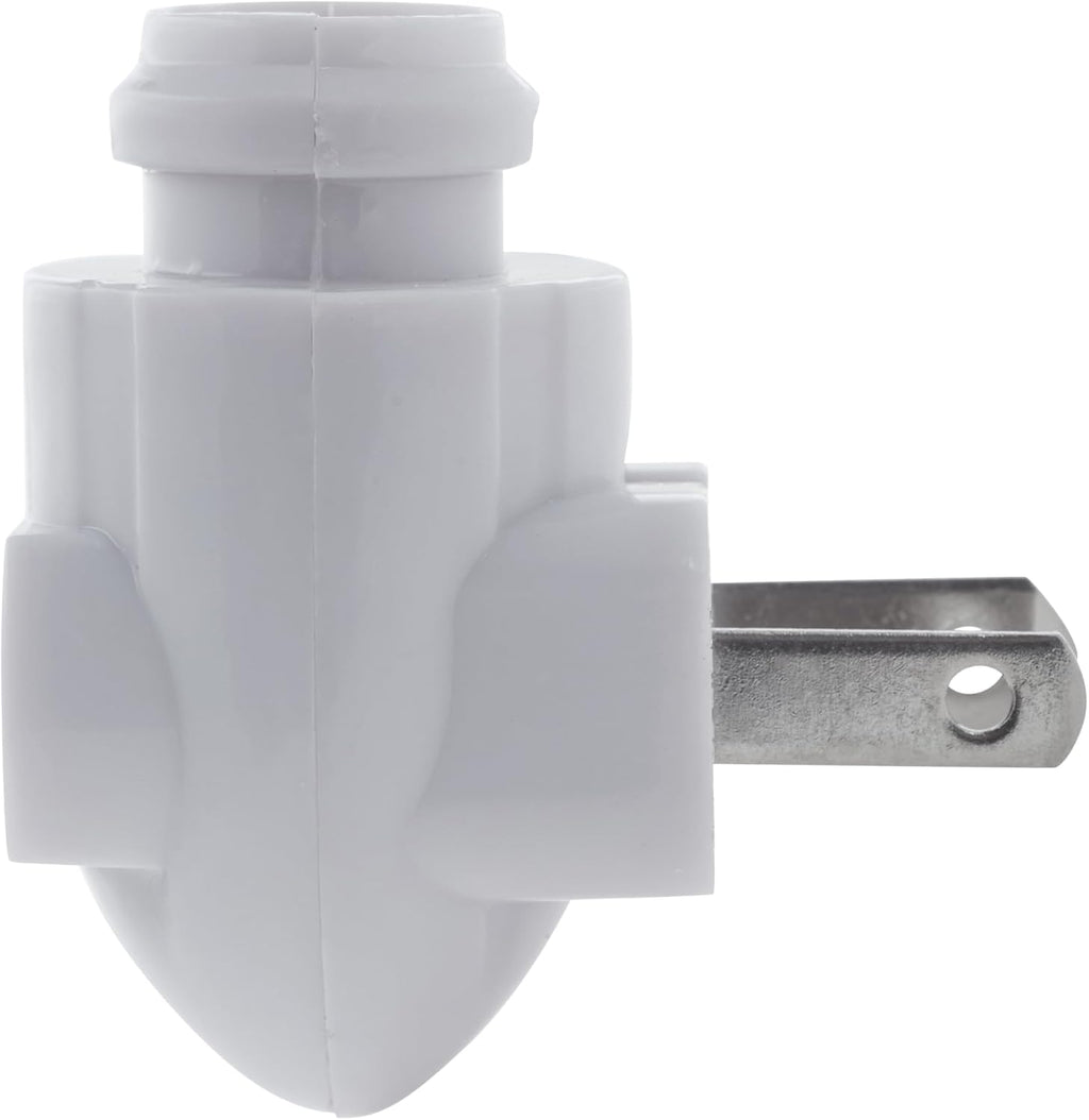 Creative Hobbies White Auto On Sensor Plug in Night Light Module Includes 3 Bulbs and 3 Plastic Clips, Great for Making Your Own…