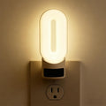 Night Lights Plug Into Wall LED Night Light with Digital Clock for Bedroom/Bathroom/Hallway, Remote Control, Plug-in Wall Mount…