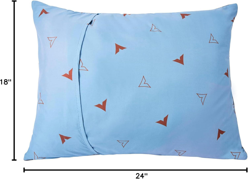 Teton Sports Camp Pillow; Great for Travel, Camping and Backpacking; Washable, Bluestone