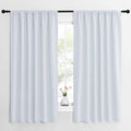 NICETOWN Bedroom Window Curtain Panels - Window Treatment Thermal Insulated Rod Pocket Room Darkening Curtains/Drapes for Patio Door…
