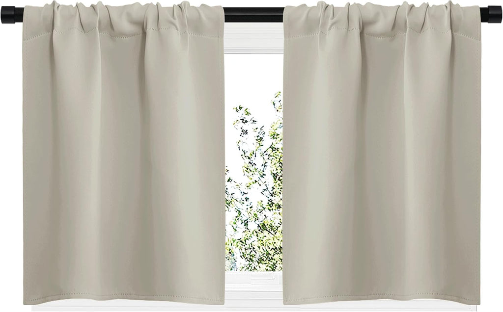 Nicetown Blackout Curtains for Living Curtains, Room Darkening Window Curtain Panels, easy maintenance Solid Thermal Insulated…