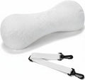 Colingmill 1 Pc Neck Pillow for Recliner Headrest Pillow Bone Shaped Chair Plush with Adjustable Strap Neck Support and Curve Head Cushion…