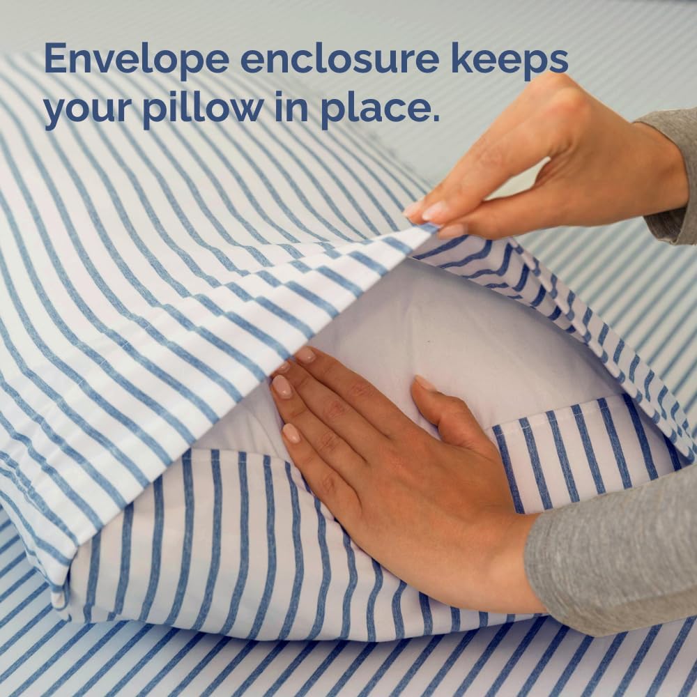 Queen Pillow Cases Set of 2 - Ultra Soft Hotel Quality Pillowcase Covers - Comfy, Cozy & Wrinkle Free - Shrinkage and Fade Resistant…
