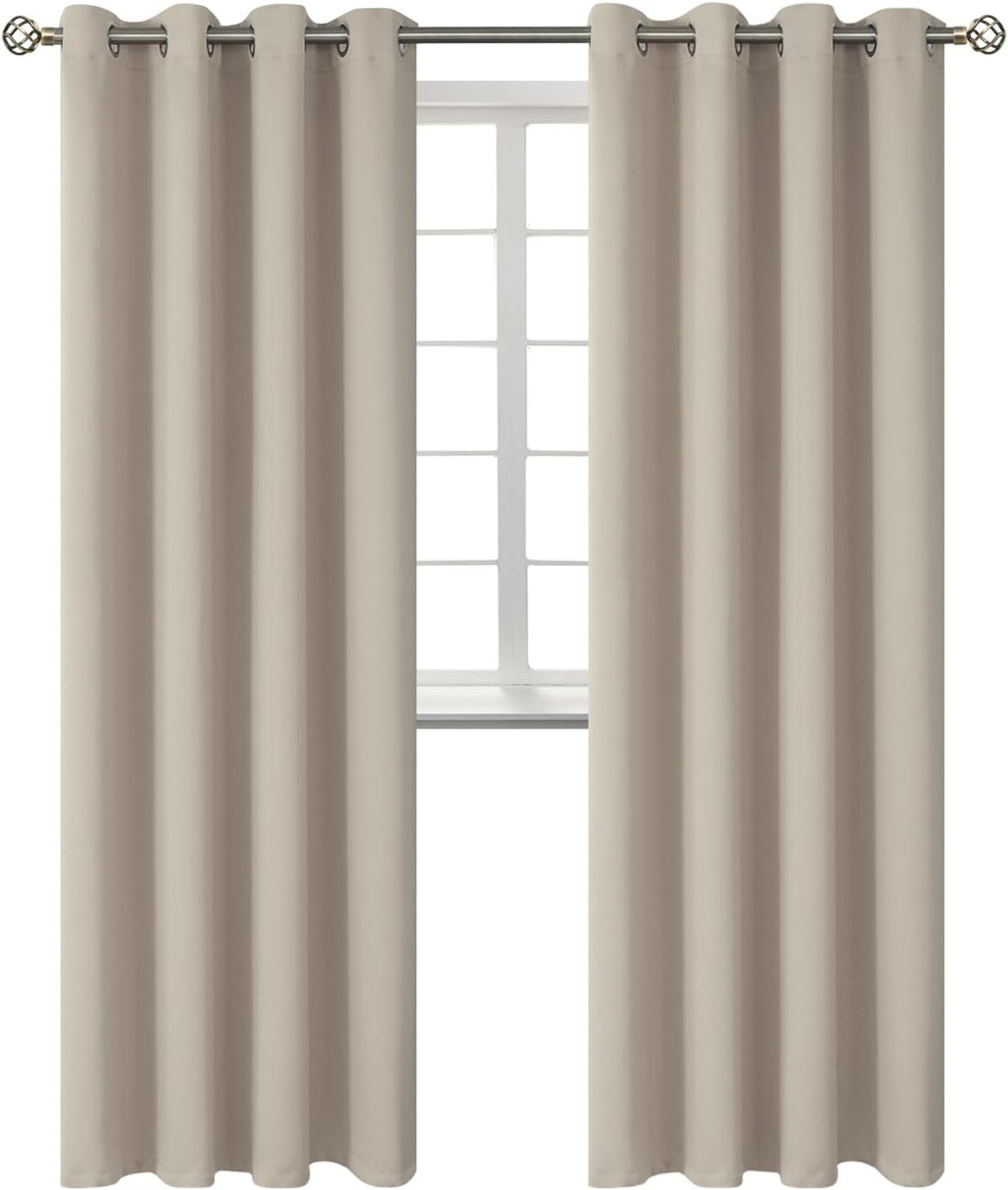 BGment Room Darkening Curtains 95 Inches Long - Grommet Thermal Insulated Drapes Window Treatment Curtains for Bedroom, 2 Panels, 52 x 95 I…