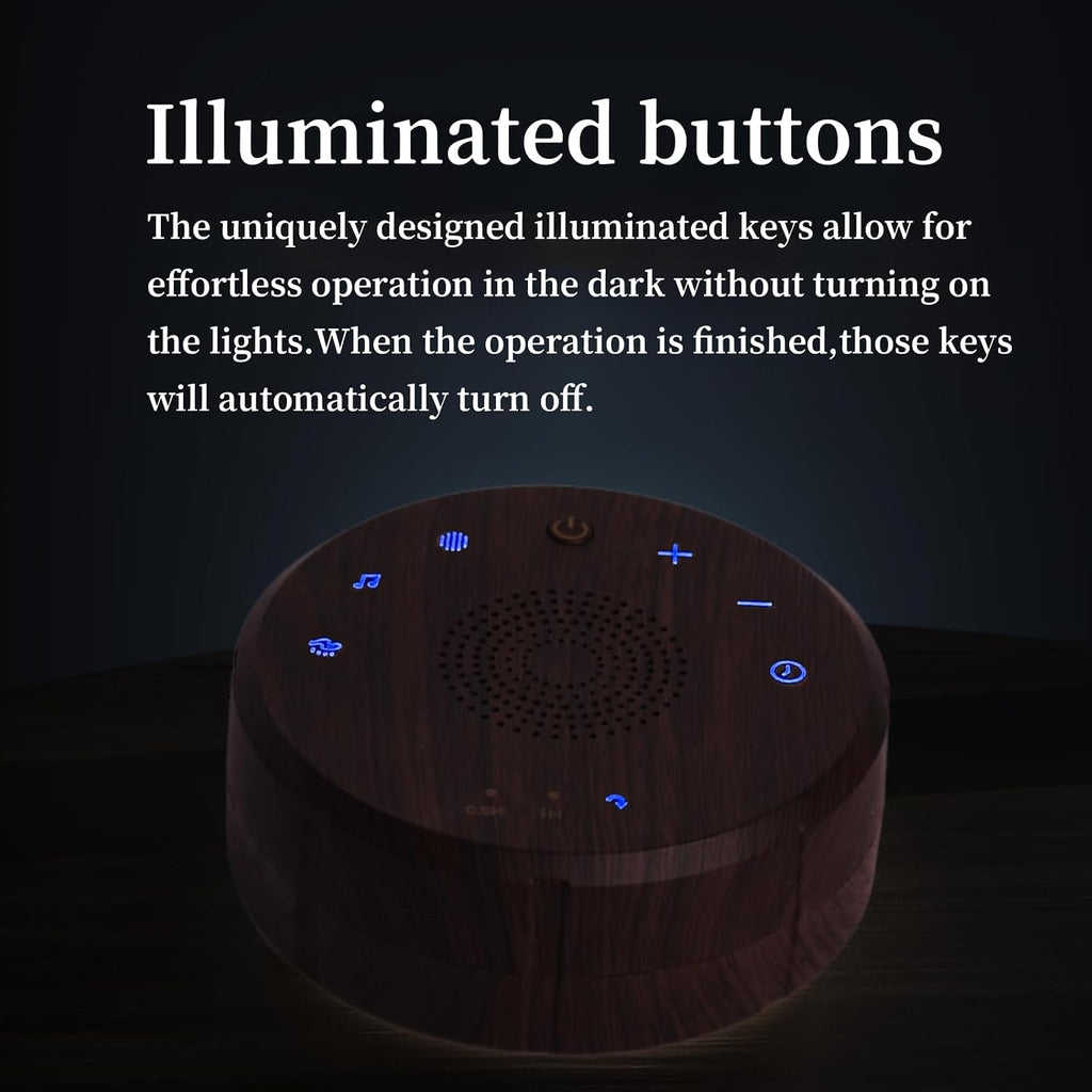 Sound Machine White Noise Machines for Home and Travel, Portable Sound Machine for Sleeping Adults & Baby