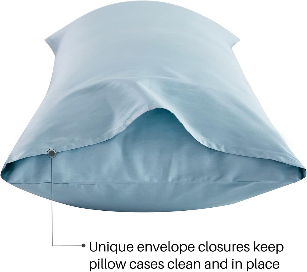 Oubonun 100% Cotton Body Pillowcase - 800 Thread Count/21x54, Moisture Absorbent and Breathable, Hotel Body Pillow Cover for All Seasons, L…
