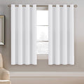 H.VERSAILTEX White Window Curtains 63 Inch Length Thermal Insulated Window Treatment Panel for Living Room Grommet Curtain Drap…