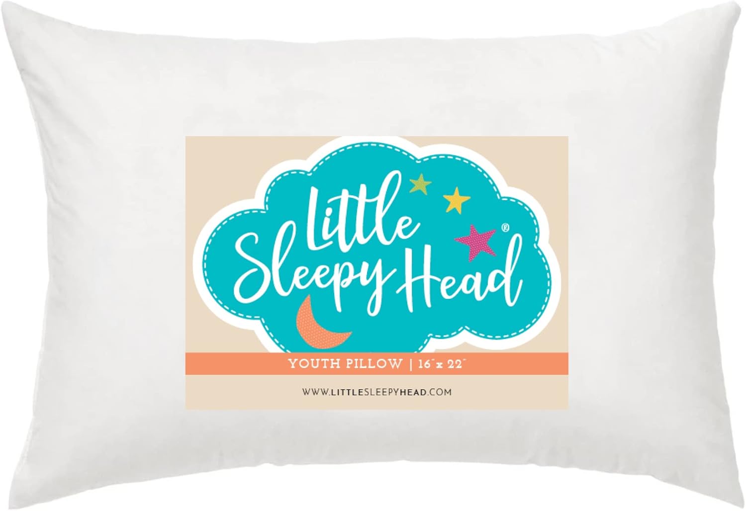 Little Sleepy Head Youth Pillow 16x22 - Soft & Hypoallergenic Bed Pillow Youth Pillows for Sleeping Age 5-10 - Snugly Designed Youth Neck…