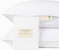MakemakeOrganics Makemake Organics Organic Pillow Protector (Set of 2) GOTS Certified Organic Cotton Pillow Protectors Natural Breathable B…