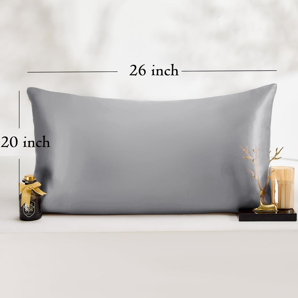 Vielit Standard Satin Pillowcase for Hair 2pc, Similar to Silk Pillow Cases, Easier comfort Than Silk Pillowcase, Gifts for Women…