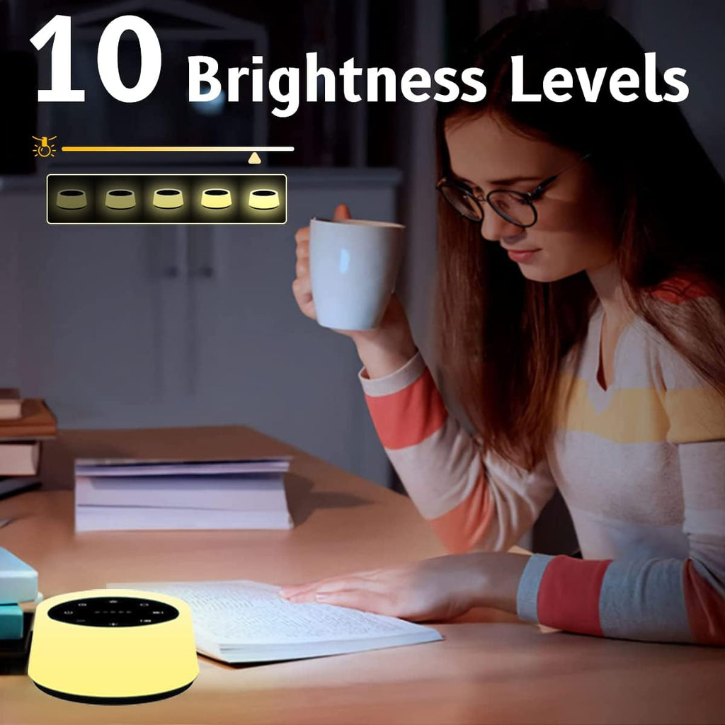 ColorsNoise Sound Machine and White Noise Machine with 30 Soothing Sounds 12 Colors for Kids Adult Baby Night Light with Memory Function…