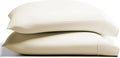 TEXAS LINEN CO. 100% Organic Cotton Pillow Cases King Size Set of 2 - Organic Cotton Percale Weave Pillowcases King Size, Soft, Cooling…
