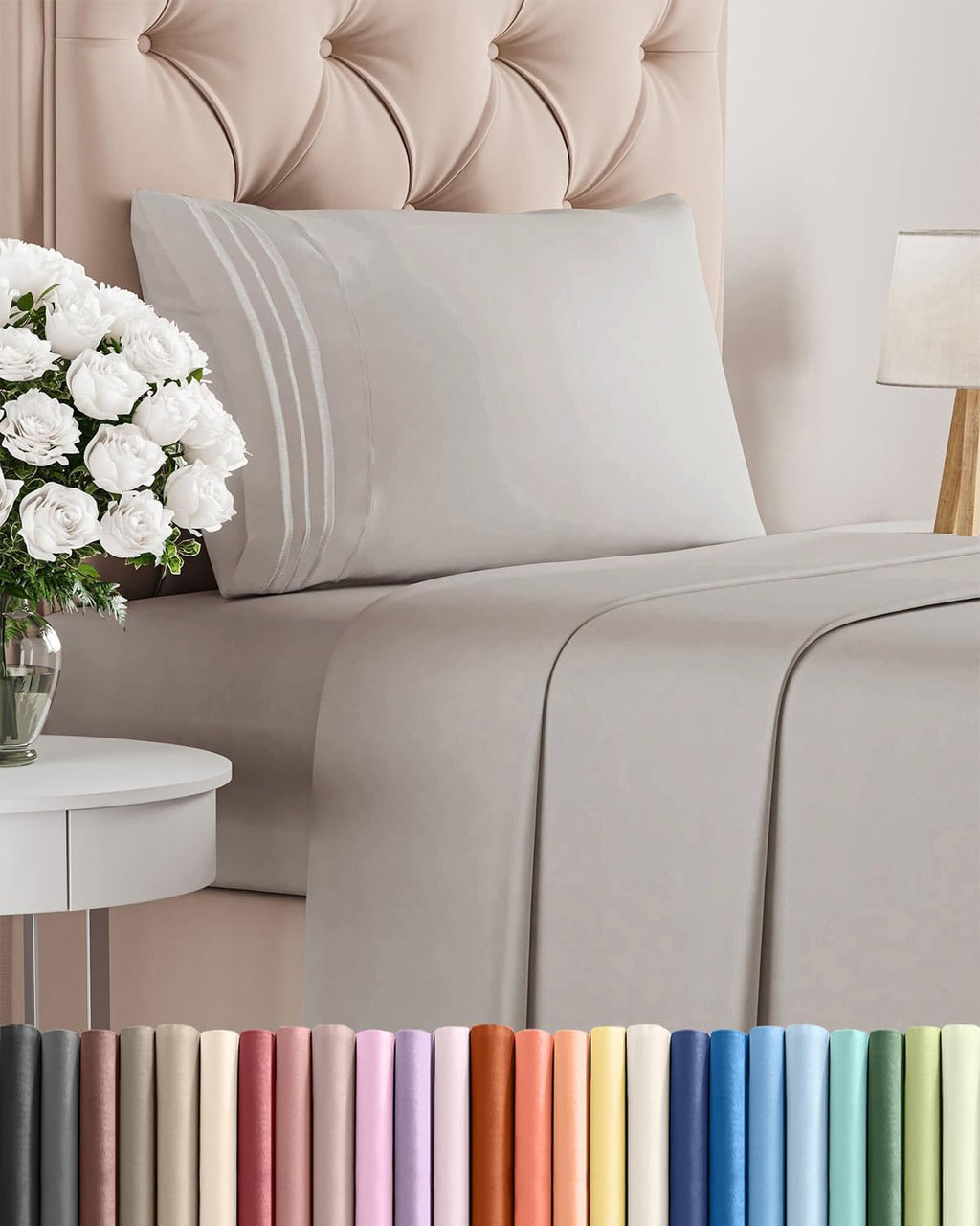 Twin Size 3 Piece Sheet Set - Comfy Breathable & Cooling Sheets - Hotel Luxury Bed Sheets for Women and Men - Deep Pockets, Easy-Fit…
