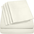 Cal King Size Bed Sheets - 6 Piece 1500 Supreme Collection Fine Brushed Microfiber Deep Pocket California King Sheet Set Bedding - 2…