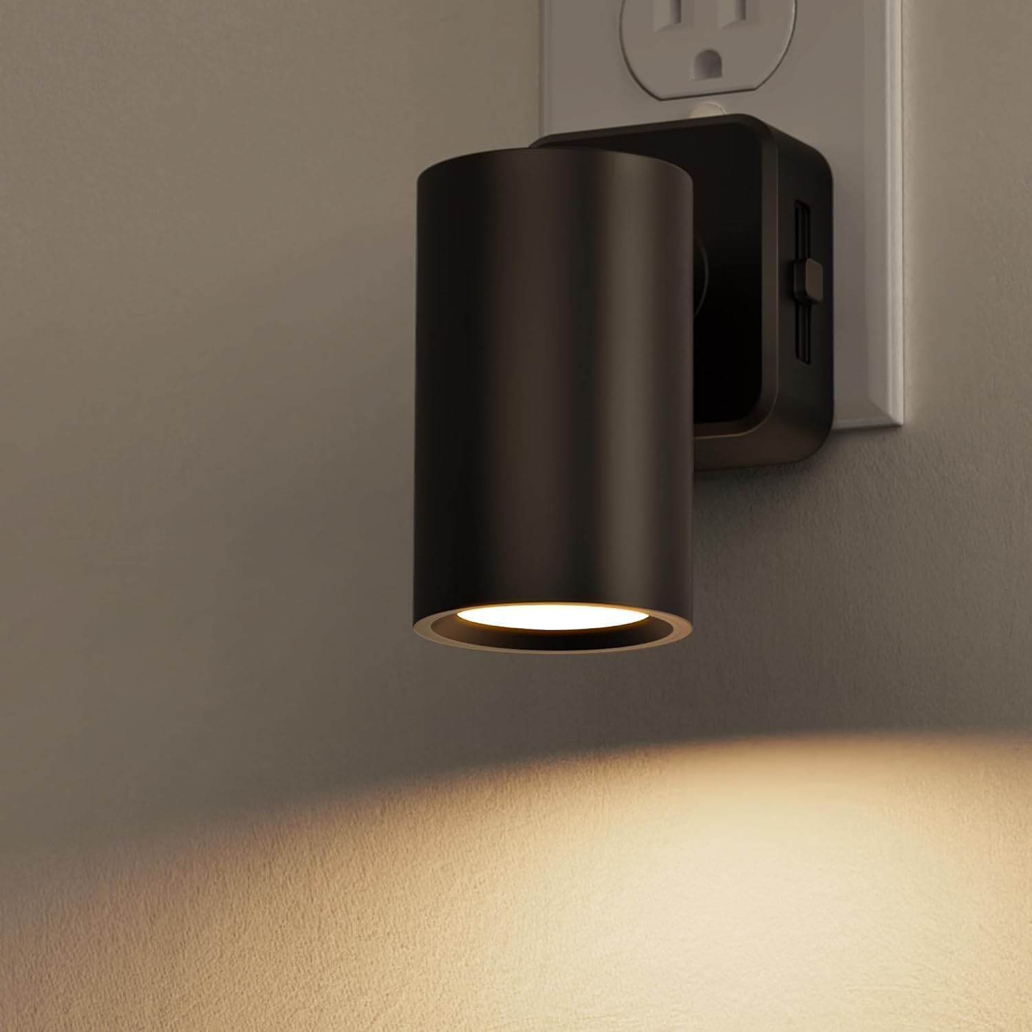 Briignite Night Lights Plug into Wall, 320° Rotation Plug in Night Light, Dusk to Dawn Nightlight, Dimmable Soft White 1W Led Night Light…
