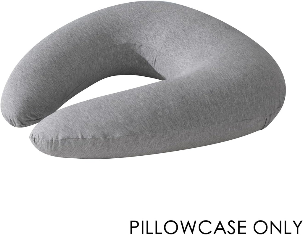 Queenrose QUEEN ROSE Reading Pillow, Gaming Pillow for Lap Replacement Cover, Cooling Grey Grey