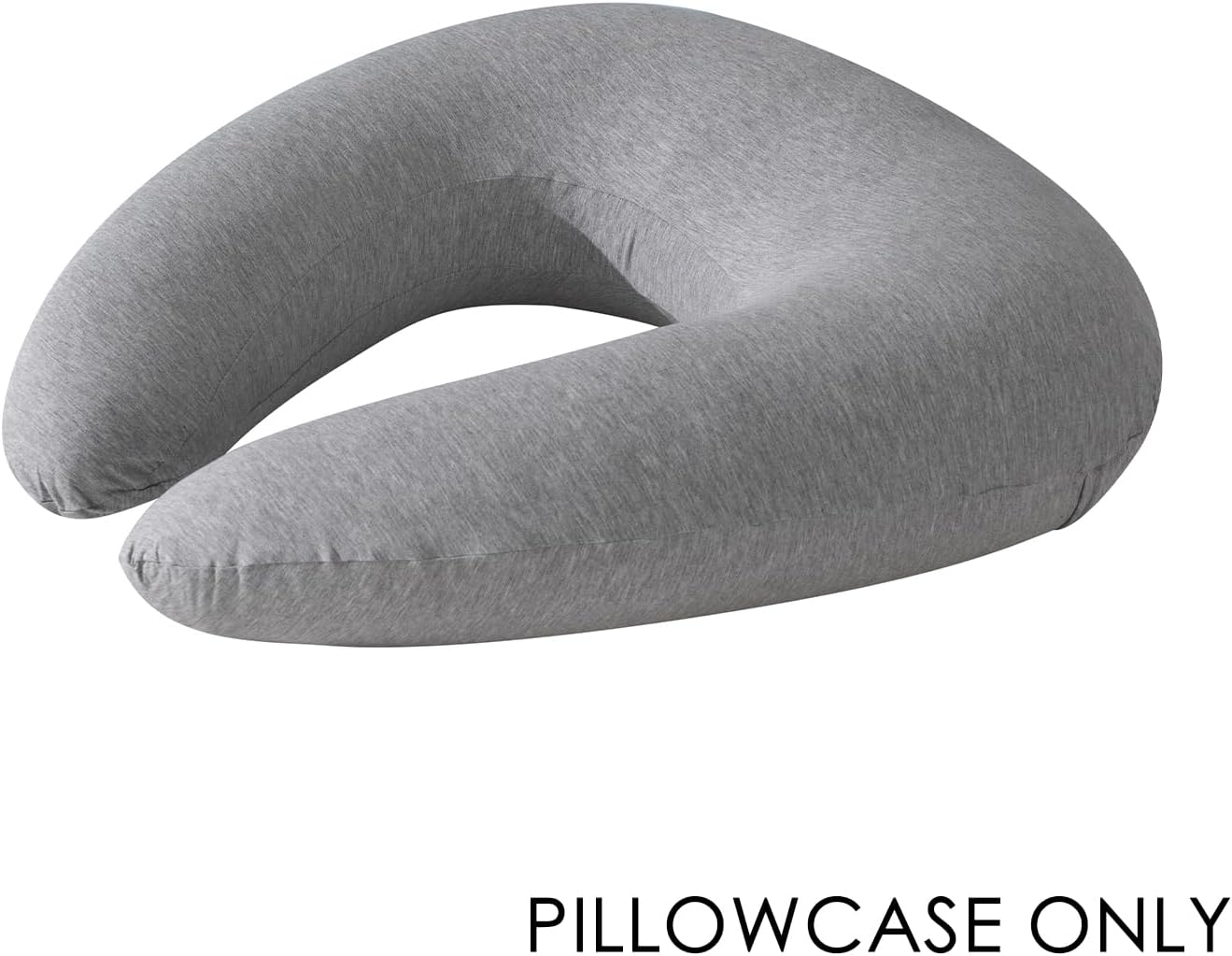 Queenrose QUEEN ROSE Reading Pillow, Gaming Pillow for Lap Replacement Cover, Cooling Grey Grey