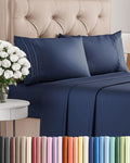 Cal King Size 4 Piece Sheet Set - Comfy Breathable & Cooling Sheets - Hotel Luxury Bed Sheets for Women & Men - Deep Pockets, Easy-Fit…