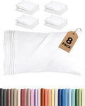 King Standard Pillow Cases Set of 8 - Ultra Soft Hotel Quality Pillowcase Covers - Comfy & Wrinkle Free - Shrink & Fade Resistant…