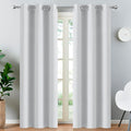 Yakamok 90 Inch Length Room Darkening Drapes Blackout Curtains for Bedroom, Thermal Insulated Grommet Curtain Panels for Living Room,38W x…
