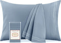 Mellanni Pillow Cases - Luxury, Extra Soft, Cooling Pillow Covers - 2 PC Iconic Collection Pillowcases - Envelope Closure (Standard/Queen 2…