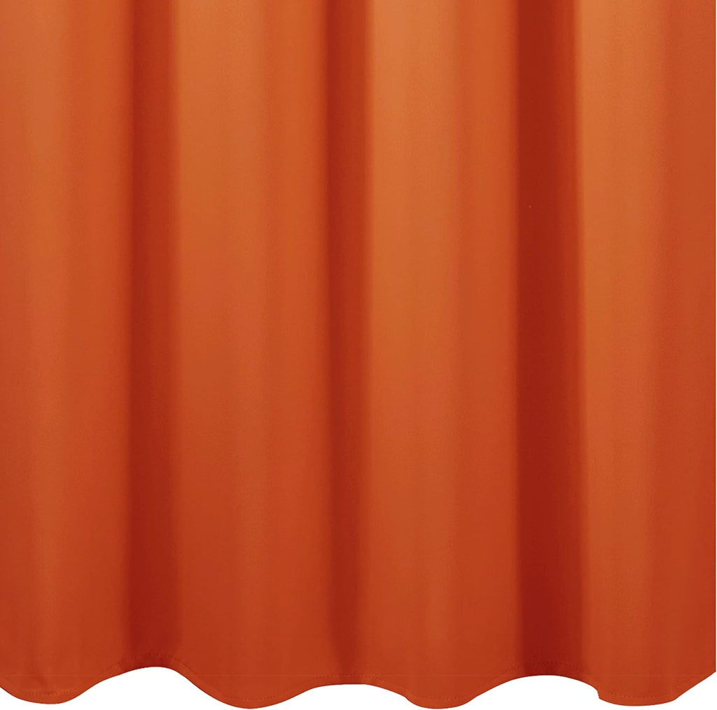 Lemomo Blackout Curtains 66 x 95 inch/Orange Curtains Set of 2 Panels/Thermal Insulated Room Darkening Bedroom Curtains 95 inch silver