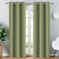 Yakamok Room Darkening Thermal Insulated with Grommet Window Curtain for Bedroom, 38Wx84L inch, Light Reducing Drapes for Living…