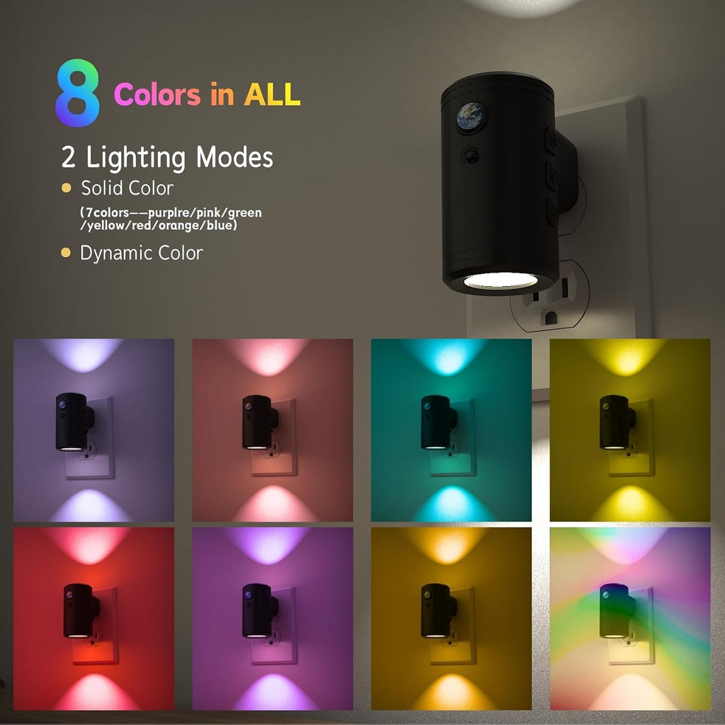 LED wall mounted night light, remote control and APP control, multiple light color options, suitable for corridor, bedroom, staircase…