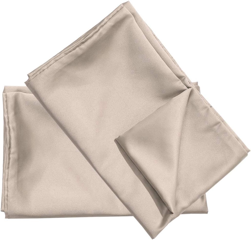 uxcell 2 Pack Silk Satin Pillowcase for Hair and Skin, Cool, Silky, Soft Breathable Pillow Cases Standard Size 20x26 Inch Sateen Pillowcase…
