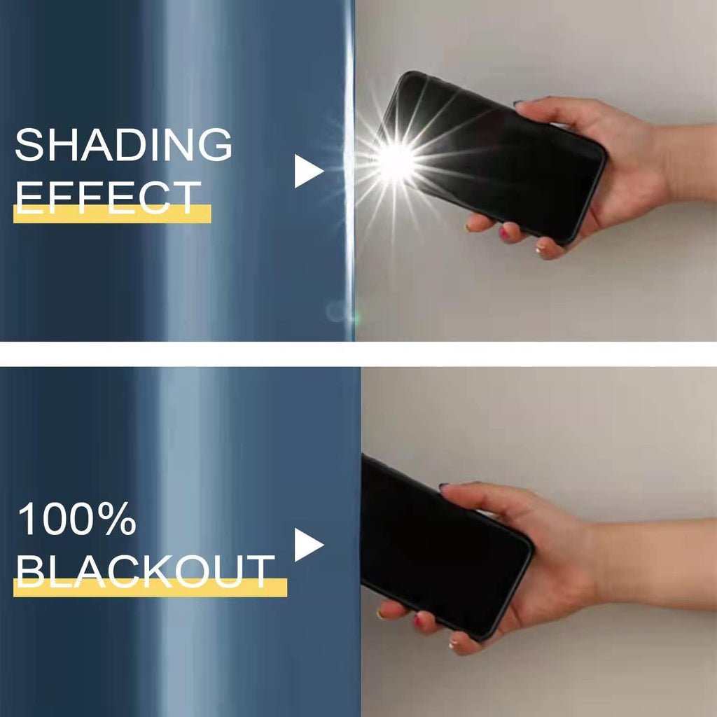Rutterllow 100% Blackout Curtains, Full Shade Long Complete Drapes for Living Room, Thermal Insulated Bedroom Window Treatment Drapes (2 Pa…