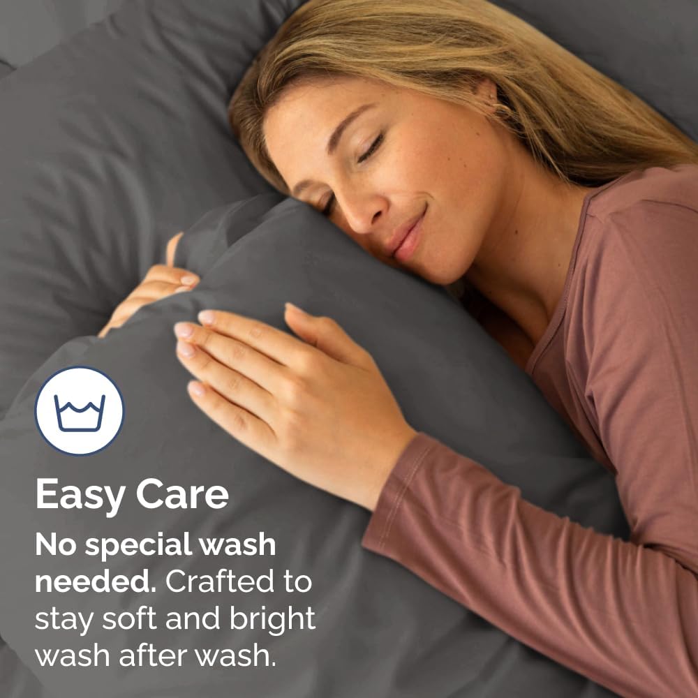 King Standard Pillow Cases Set of 2 - Ultra-Soft Hotel Quality Pillowcase Covers - Comfy, Cozy & Fade Free - Wrinkle Resistant - Machine…