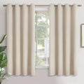 YoungsTex Champagne Blackout Curtains for Bedroom 63 Inches Length - Room Darkening Drapes with Grommet Thermal Insulated Privacy for Livin…