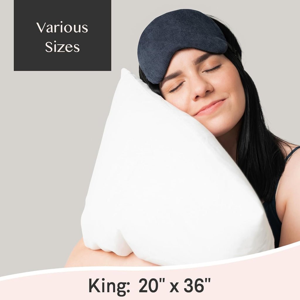 Faunna Waterproof Zippered Pillow Protectors,100% Cotton King Size Pillow Covers, Anti-Dust, Stain and Sweat Resistant, Ultra Soft and Breatha…