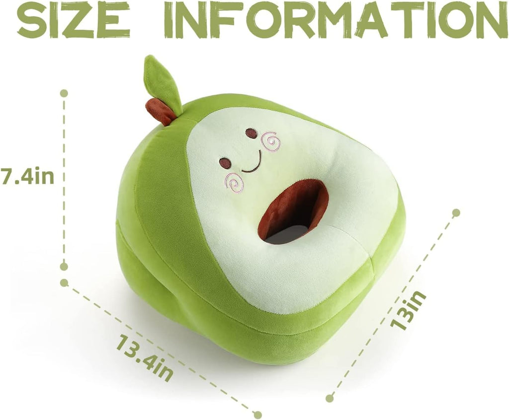Kg Alpha Avocado Plush Stuffed Cute Napping Toy Pillow for Kids Girls, Kawaii Toys Throw Pillow Doll Gift for Girlfriend, Office Neck Pillo…