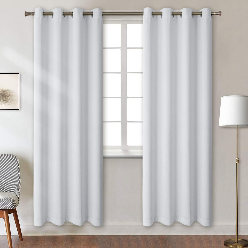 BGment Room Darkening Curtains for Bedroom - Grommet Thermal Insulated Window Treatments Light Blocking Curtains for Living Room, Each 46 x…
