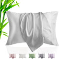 TELUS Pillow Cases King Size 2 Pack, Bamboo Rayon & Lyocell Pillowcase with Envelope Closure, Cooling Breathable Pillow Cover for Hot…