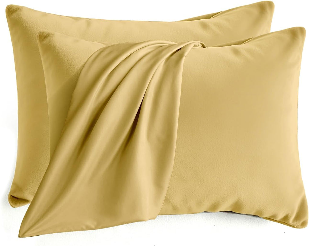 QJFabricCO Q&J Fabric Co. Bedding Pillow Cases Standard Size set of 2 Soft Brushed Microfiber Pillow Cover, Wrinkle-Free, Fade-Resistant, E…