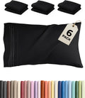 King Standard Pillow Cases Set of 6 - Ultra Soft Hotel Quality Pillowcase Covers - Comfy & Wrinkle Free - Shrink & Fade Resistant…