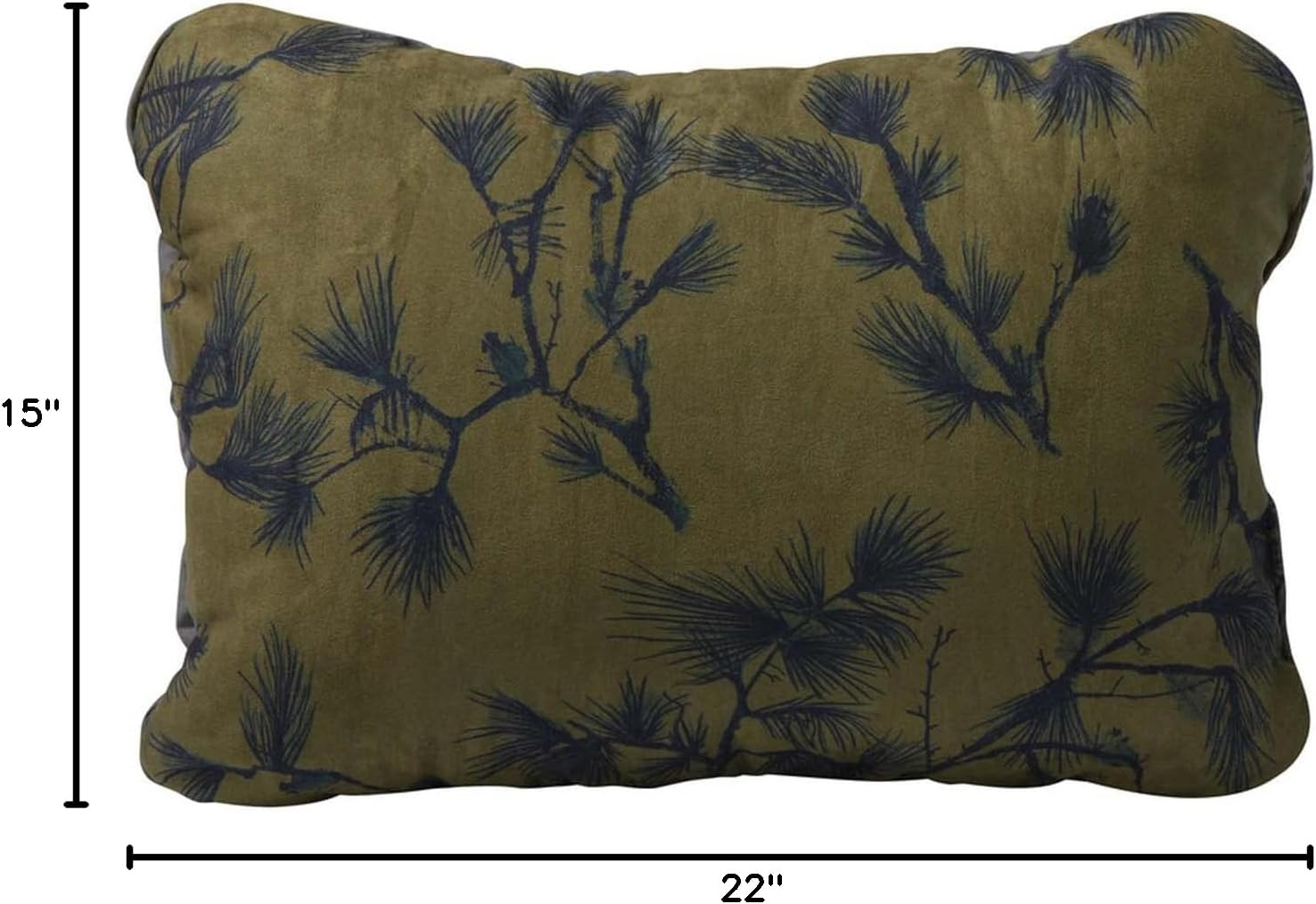 Therm-a-Rest Compressible Camping and Backpacking Pillow, Pines, Large