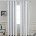 Yakamok 96 Inch Length Room Darkening Drapes Blackout Curtains for Bedroom, Thermal Insulated Grommet Curtain Panels for Living Room,52W x…