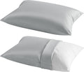 Ntbay 2 Pack Pillows with Egyptian Cotton Pillowcases, Soft Cotton Down Alternative 13x18 Envelope Pillows for Sleeping in Crib Bed - Machi…