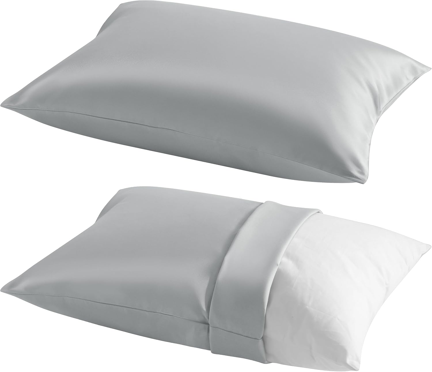 Ntbay 2 Pack Pillows with Egyptian Cotton Pillowcases, Soft Cotton Down Alternative 13x18 Envelope Pillows for Sleeping in Crib Bed - Machi…