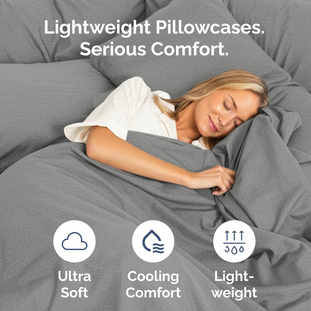 King Pillow Cases Set of 10 - Ultra Soft Hotel Quality Pillowcase Covers - Comfy & Wrinkle Free - Shrink, Stain and Fade Resistant…