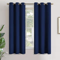 YoungsTex Blackout Curtains 63 Inch Length for Bedroom - Thermal Insulated with Grommet Small Half Window Drapes for Kitchen Bathroom, 2 Pa…