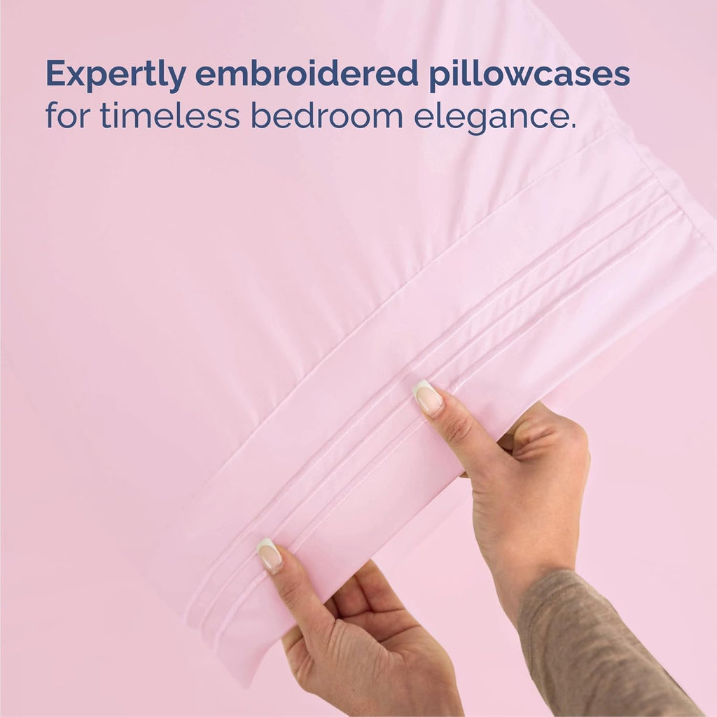 Cal King Size 4 Piece Sheet Set - Comfy Breathable & Cooling Sheets - Hotel Luxury Bed Sheets for Women & Men - Deep Pockets, Easy-Fit…