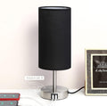 Bedside Lamp with USB Port - Touch Control Table Lamp for Bedroom Wood 3 Way Dimmable Nightstand Lamp with Round Black Shade for Living…