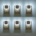 KINUR LED Night Lights Plug into Wall Daylight Color with Dusk to Dawn Night Light Plug in Sensor for Kids Room, Bedroom, Bathroom, Baby…