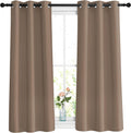 Nicetown Insulated Blackout Curtains and Drapes - Microfiber Energy Saving Thermal Insulated Solid Grommet Blackout Draperies for Kitchen (…